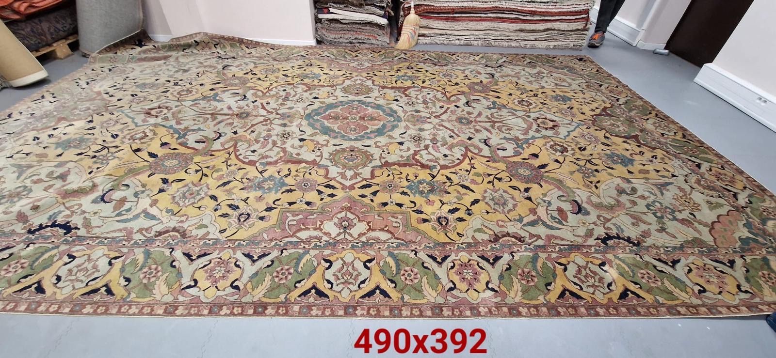 Grand tapis persan 490x392