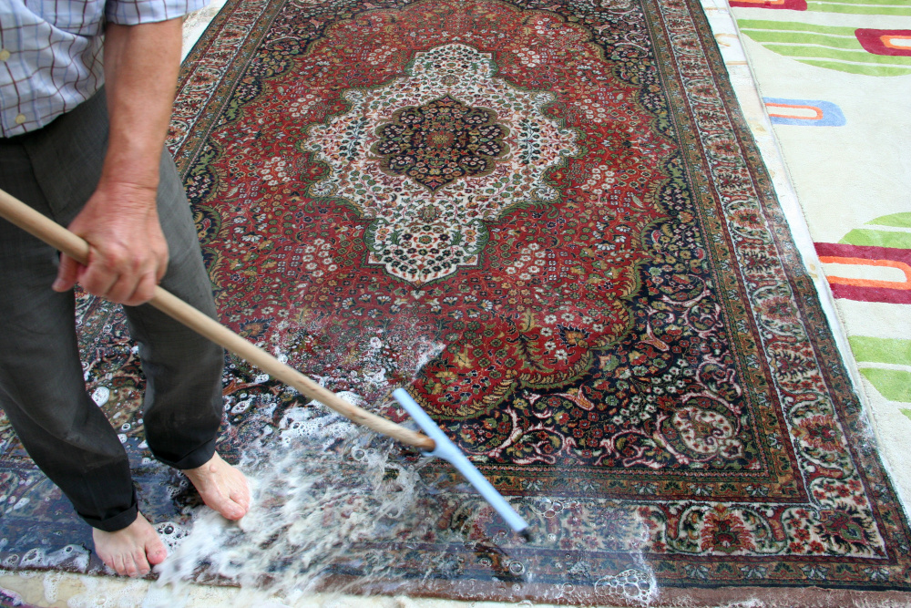 Nettoyage artisanal de tapis