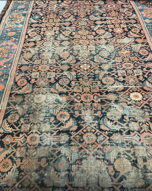 Tapis avant restauration